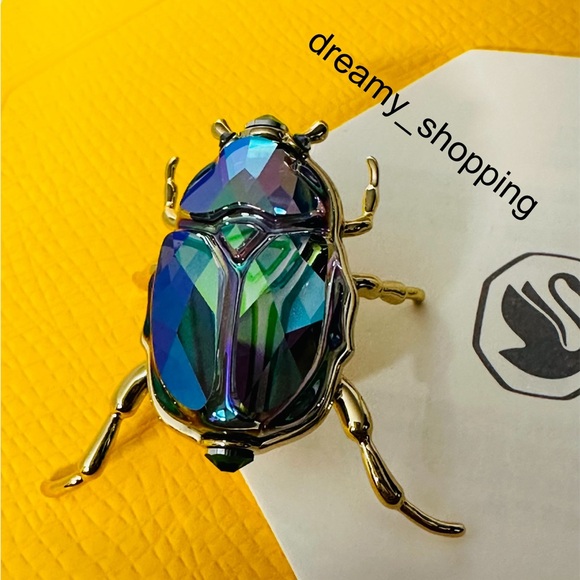New In Box Authentic Swarovski SCS 2024 Beetle Crystal Metal Figurine #5668994 - Picture 9 of 16